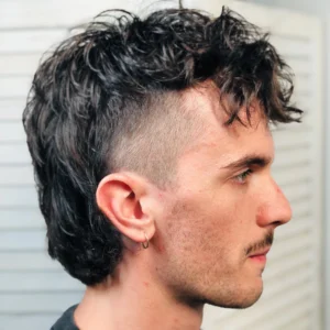 mullet riccio uomo
